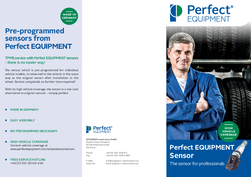 Flyer OE Replacement Sensors from Perfect EQUIPMENT