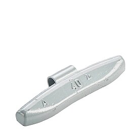 50× knock-on weight Perfect Equipment -Typ 63- 40 g, zinc, silver